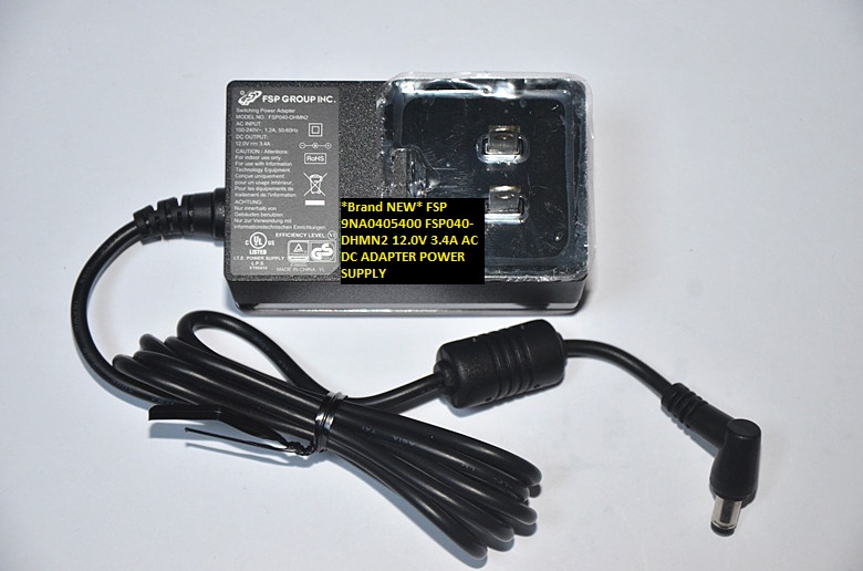 *Brand NEW* FSP040-DHMN2 12.0V 3.4A FSP 9NA0405400 AC DC ADAPTER POWER SUPPLY - Click Image to Close